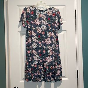 NWOT LOFT Black Floral Dress sz Small